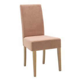 Καρέκλα Ditta ύφασμα σάπιο μήλο-πόδι sonoma 44x56x96εκ