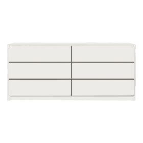 Συρταριέρα Kuanger mdf σε λευκή απόχρωση 120x40x70εκ