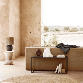 Βοηθητικό Τραπεζάκι Bolton Μεταλλικό 100x35x45cm