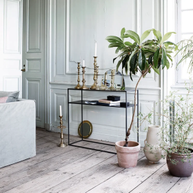 Κονσόλα/Έπιπλο Εισόδου Bolton Μεταλλική 100x35x85cm