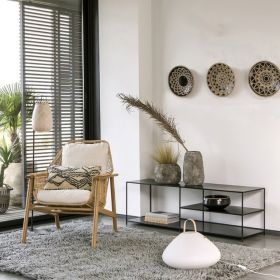 Βοηθητικό Τραπέζι Bolton Μαύρο Μέταλλο 140x40x45cm