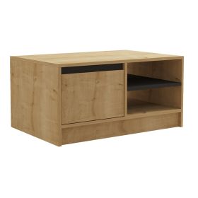 Τραπέζι σαλονιού Narli σε oak απόχρωση 90x60x45εκ