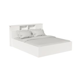 Κρεβάτι διπλό OLYMPUS σε χρώμα λευκό 140x200εκ