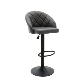 Σκαμπό μπαρ Balina πτυσσόμενο μαύρο pu-μαύρο μέταλλο 52x53x109εκ