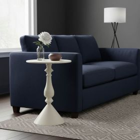 Βοηθητικό τραπέζι Lalou μέταλλο σε κρέμα απόχρωση Φ40x55εκ