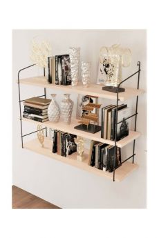 Ραφιέρα Τοίχου Baham (3ράφια) 62x16x60cm