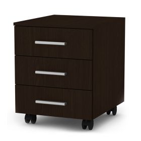 Συρταριέρα τροχήλατη Luke wenge 40x48.5x53.5εκ