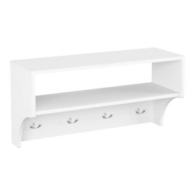 Κρεμάστρα Crosta σε λευκή απόχρωση 80x28x40εκ