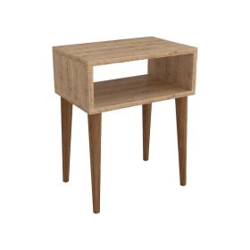 Κομοδίνο Hank σε φυσική απόχρωση 45x30x60εκ