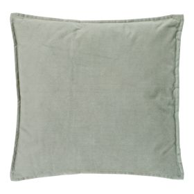 Μαξιλάρι διακοσμητικό Derfon ύφασμα σε μέντα απόχρωση 55x55εκ