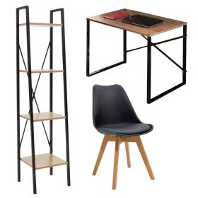 Φοιτητικό πακέτο επίπλων γραφείου Zayin-Ramon-Gaston I σετ 3 τμχ