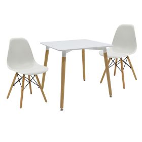 Φοιτητικό πακέτο επίπλων τραπεζαρίας New Salt & Pepper 4 σετ 3 τμχ