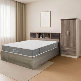 Φοιτητικό πακέτο επίπλων κρεβατοκάμαρας Aroma σετ 3τεμ