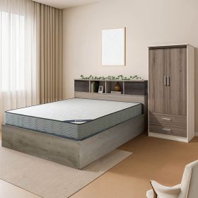 Φοιτητικό πακέτο επίπλων κρεβατοκάμαρας Mellow σετ 3τεμ