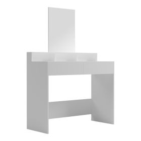 Τουαλέτα κρεβατοκάμαρας Frentsel σε λευκή απόχρωση 100x40x140εκ