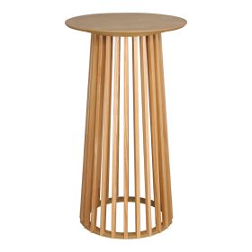 Τραπέζι μπαρ Domonic mdf φυσικό Φ60x105εκ