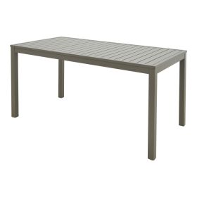 Τραπέζι Kliton αλουμίνιο σε σαμπανιζέ απόχρωση 150x80x74εκ