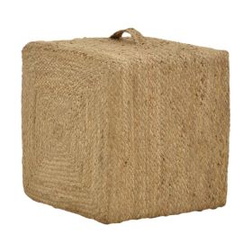 Σκαμπό Tresa Inart φυσικό 100% γιούτα 50x50x35εκ