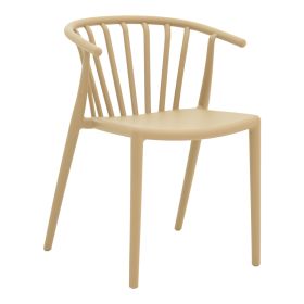 Πολυθρόνα Zelma pp σε cappucino απόχρωση 55x53x73εκ