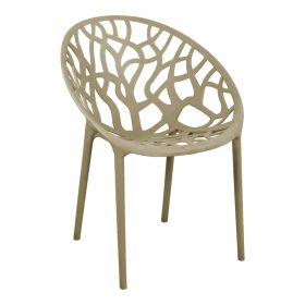 Πολυθρόνα Daren pp σε cappuccino απόχρωση 59x60x79,5εκ