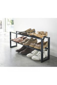 Παπουτσοθήκη Sirius Μεταλλική Μαύρη 70x18x30cm