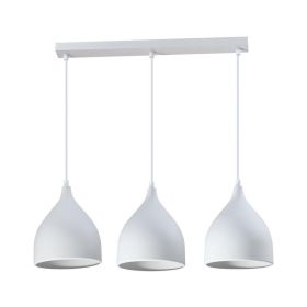 Φωτιστικό οροφής Perce I λευκό μέταλλο 50x20εκ