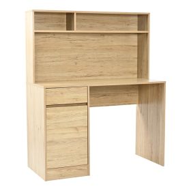 Γραφείο εργασίας Secreta με ράφι σε oak απόχρωση 110x50x135εκ