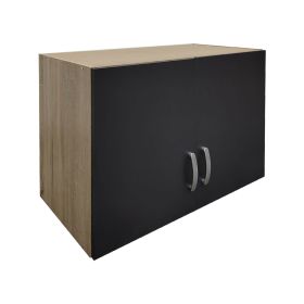 Πατάρι ντουλάπας δίφυλλο Lego σε sonoma-ανθρακί απόχρωση 79x41.5x60εκ