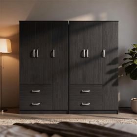 Ντουλάπα εξάφυλλη Lego wenge 180x42x180εκ