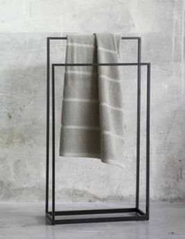 Κρεμάστρα Δαπέδου Moperano Μαύρη Μεταλλική 45x20x85cm