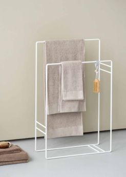 Κρεμάστρα Δαπέδου Sirius για το μπάνιο Μεταλλική 60x18x90cm