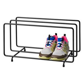 Παπουτσοθήκη Sirius Μαύρο-Μέταλλο 56x28x30cm